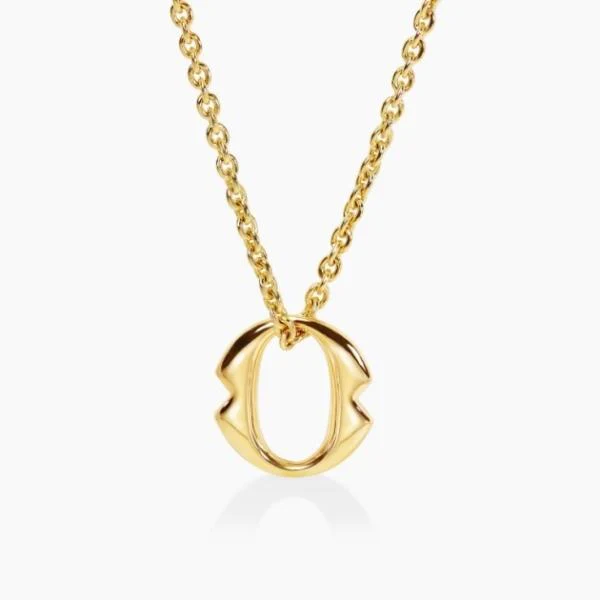 18ct Yellow Gold large ‘O’ necklace from the Iconica Collection