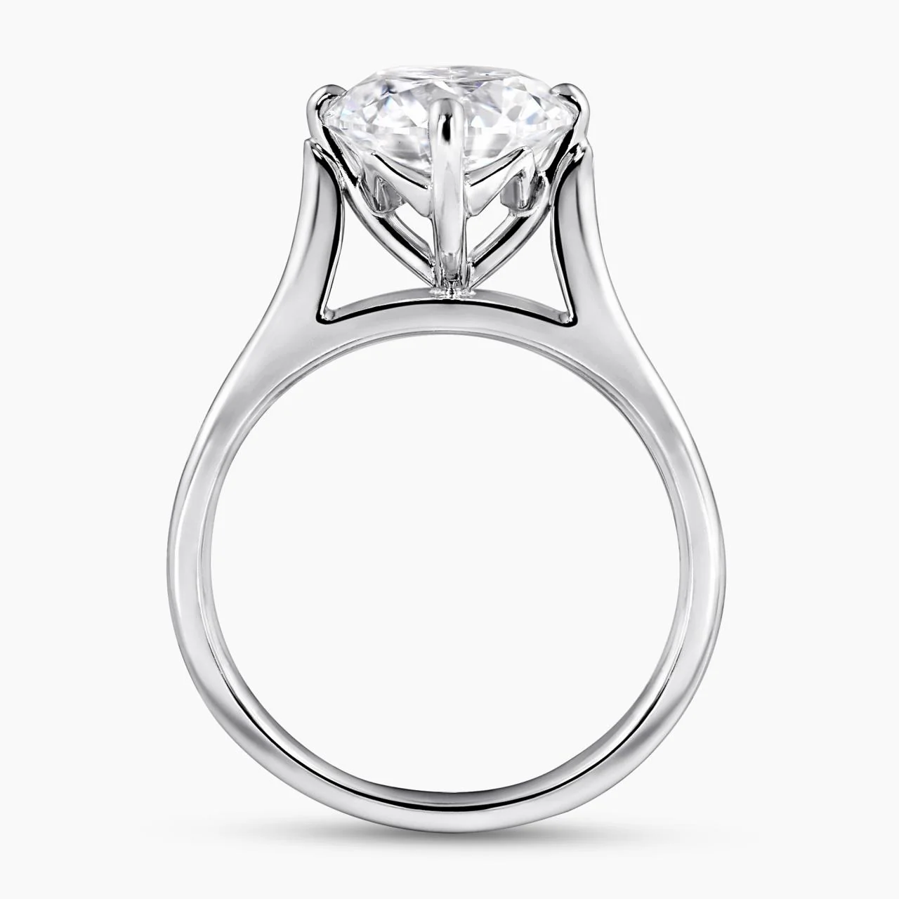 MAZZARO - 18ct white gold 2.01ct round brilliant cut diamond four claw solitaire engagement ring - Image 2