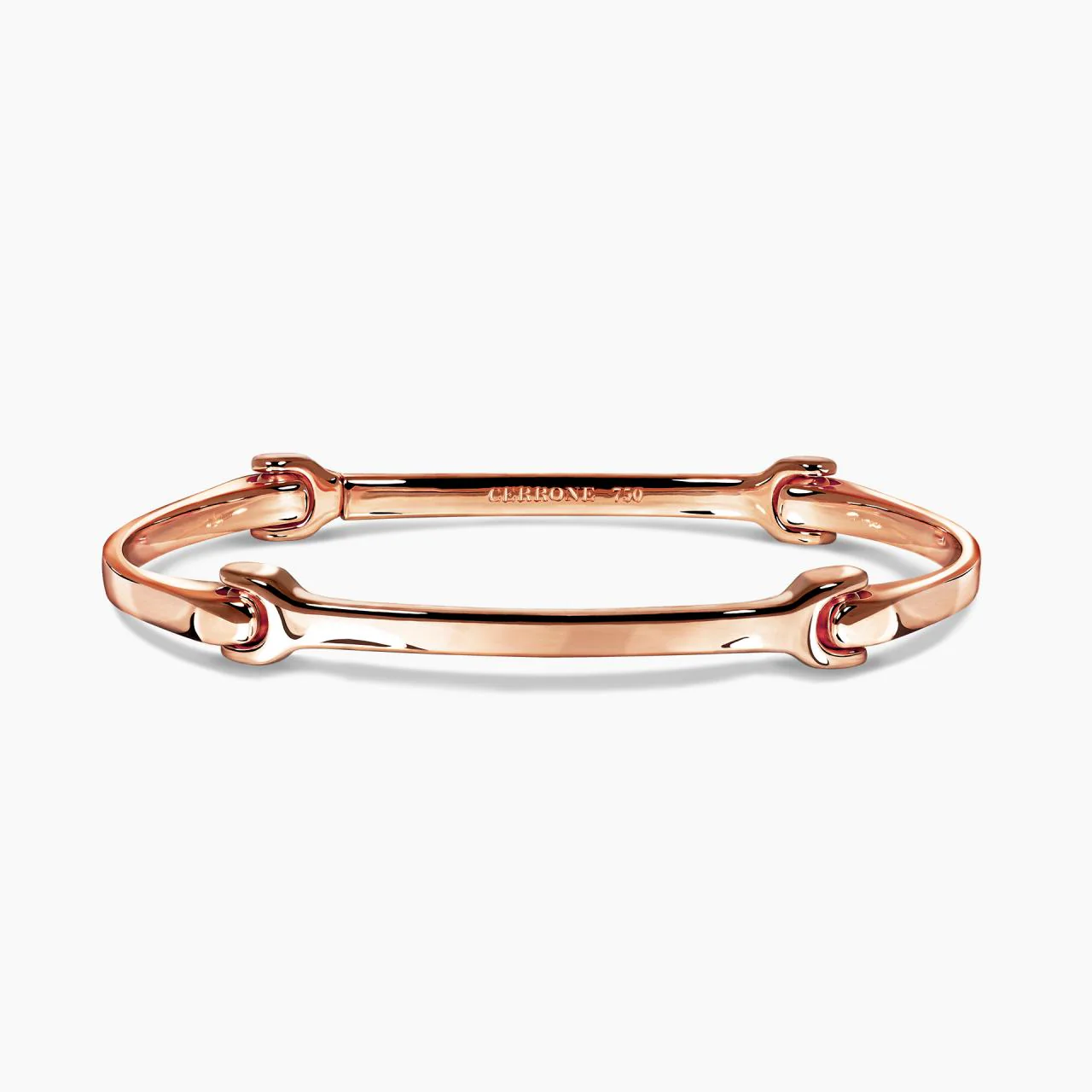 SENSI - 18ct rose gold dog bone bracelet