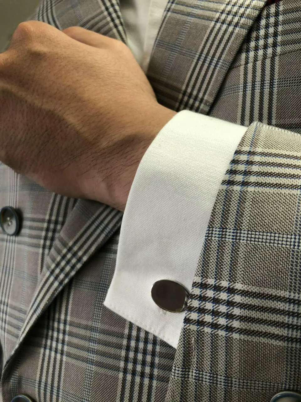 Sterling Silver oval cufflinks - Image 3